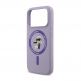 Дизайнерски силиконов кейс с MagSafe за iPhone 17 Pro - Karl Lagerfeld Liquid Silicone Karl and Choupette Heads MagSafe Case (лилав) 4