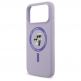 Дизайнерски силиконов кейс с MagSafe за iPhone 17 Pro Max - Karl Lagerfeld Liquid Silicone Karl and Choupette Heads MagSafe Case (лилав) 4