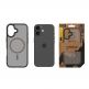 Хибриден удароустойчив кейс с MagSafe за iPhone 17 - Tactical MagForce Hyperstealth 2.0 Cover (черен-кафяв) 2