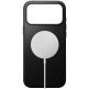 Кожен (естествена кожа) кейс с MagSafe за iPhone 17 Pro Max - Nomad Modern Leather MagSafe Case (черен) 2