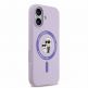 Дизайнерски силиконов кейс с MagSafe за iPhone 17 - Karl Lagerfeld Liquid Silicone Karl and Choupette MagSafe Case (лилав) 2