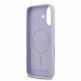Дизайнерски силиконов кейс с MagSafe за iPhone 17 - Karl Lagerfeld Liquid Silicone Karl and Choupette MagSafe Case (лилав) 4