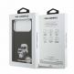 Хибриден удароустойчив кейс за iPhone 17 Pro Max - Karl Lagerfeld IML Aquarelle Karl and Choupette Case (черен) 6