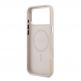 Дизайнерски кожен кейс с MagSafe за iPhone 17 Pro - Guess PU Saffiano MagSafe Leather Hard Case (розов) 5