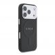 Дизайнерски кожен кейс с MagSafe за iPhone 17 Pro - Guess PU Saffiano MagSafe Leather Hard Case (черен) 3