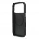 Дизайнерски кожен кейс с MagSafe за iPhone 17 Pro - Guess PU Saffiano MagSafe Leather Hard Case (черен) 5