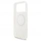 Хибриден удароустойчив кейс с MagSafe и връзка за ръка за iPhone 17 Pro Max - Guess IML Flowers Allover MagSafe Case (бял) 4