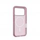 Удароустойчив хибриден кейс за iPhone 17 Pro - Urban Armor Gear Dot MagSafe Case (прозрачен-розов) 13