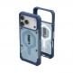 Удароустойчив хибриден кейс с MagSafe и връзка за ръка за iPhone 17 Pro Max - Urban Armor Gear Pathfinder Clear MagSafe Case (син) 4