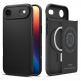 Качествен тънък матиран кейс с MagSafe за iPhone 17 Air - Spigen Thin Fit MagSafe Case (черен) 9