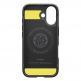 Удароустойчив силиконов (TPU) калъф с MagSafe за iPhone 17 - Spigen Rugged Armor MagSafe Case (черен) 2