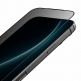 Стъклено защитно покритие с определен ъгъл на виждане за дисплея на iPhone 17 Pro Max (черен-прозрачен)  - Benks Air Shield Privacy Tempered Glass 2