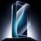 Стъклено защитно покритие с определен ъгъл на виждане за дисплея на iPhone 17 Pro (черен-прозрачен)  - Benks Air Shield Privacy Tempered Glass 3