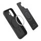 Качествен тънък матиран кейс с MagSafe за iPhone 17 - Spigen Thin Fit MagSafe Case (черен) 5