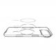  Тънък силиконов (TPU) калъф с MagSafe за iPhone 17 Air - Spigen Liquid Crystal MagSafe Case (прозрачен-бял) 4