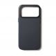 Премиум кожен (естествена кожа) кейс с MagSafe за iPhone 17 Pro Max - Mujjo Full Leather MagSafe Case (тъмносин) 4