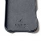 Премиум кожен (естествена кожа) кейс с MagSafe за iPhone 17 Air - Mujjo Full Leather MagSafe Case (тъмносин) 3