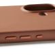 Премиум кожен (естествена кожа) кейс с MagSafe за iPhone 17 - Mujjo Full Leather MagSafe Case (кафяв) 5