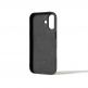 Премиум кожен (естествена кожа) кейс с MagSafe за iPhone 17 - Mujjo Full Leather MagSafe Case (черен) 1