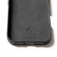 Премиум кожен (естествена кожа) кейс с MagSafe за iPhone 17 - Mujjo Full Leather MagSafe Case (черен) 3