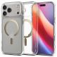 Хибриден кейс с висока степен на защита с MagSafe за iPhone 17 Pro Max- Spigen Ultra Hybrid MagSafe Case (златист-прозрачен)  1