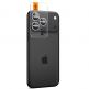 2 комплекта предпазни стъклени лещи за камерата на iPhone 17 Pro, iPhone 17 Pro Max, iPhone 16 Pro, iPhone 16 Pro Max, iPhone 15 Pro, iPhone 15 Pro Max, iPhone 14 Pro, iPhone 14 Pro Max - Spigen Glass tR EZ Fit Optik Pro Lens Protector 2 Pack (сребрист) 2