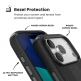 Удароустойчив хибриден кейс за iPhone 17 Pro - Speck Presidio 2 Grip Case (черен-сив) 4