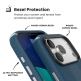 Удароустойчив хибриден кейс за iPhone 17 Pro - Speck Presidio 2 Grip Case (тъмносин) 4