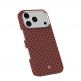Кевларен кейс с MagSafe за iPhone 17 Pro - Benks ArmorGrid ArmorAir Magnetic Kevlar Metal Frame Case 600D (оранжев) 1