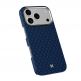 Кевларен кейс с MagSafe за iPhone 17 Pro Max - Benks ArmorGrid ArmorAir Magnetic Kevlar Metal Frame Case 600D (син) 3