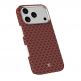Кевларен кейс с MagSafe за iPhone 17 Pro Max - Benks ArmorGrid ArmorAir Magnetic Kevlar Metal Frame Case 600D (оранжев) 1