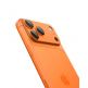 Предпазни стъклени лещи с цяла плочка за камерата на iPhone 17 Pro Max - Spigen Glass tR EZ Fit Optik Pro XL (оранжев) 14
