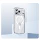 Хибриден удароустойчив кейс с MagSafe за iPhone 17 Air - Benks Magnetic Crystal Camera Control Button Case (прозрачен) 5