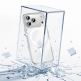Хибриден удароустойчив кейс с MagSafe за iPhone 17 Air - Benks Magnetic Crystal Camera Control Button Case (прозрачен) 8