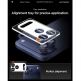 Предпазна плочка за камерата на iPhone 17 Pro Max - Spigen Glass tR EZ Fit Optik Pro XL (син) 12