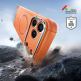 Хибриден кейс с висока степен на защита с MagSafe за iPhone 17 Pro Max - ESR Cyber Armor Kickstand MagSafe Case (оранжев) 4