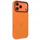  Хибриден удароустойчив кейс с MagSafe за iPhone 17 Pro Max - Tactical MagForce Hyperstealth Cover (оранжев) 1
