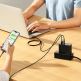 Захранване за ел. мрежа за лаптопи, смартфони и таблети с USB-A и USB-C изходи с технология за бързо зареждане и USB-C кабел - Baseus GaN 5 Pro Charger 100W (CCGP090201) (черен) 7