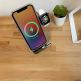 Алуминиева поставка за зареждане на iPhone и Apple Watch чрез поставяне на Apple MagSafe Charger и Apple Watch кабел - Macally Aluminum MagSafe And Apple Watch Charging Stand (сребрист) 5