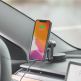 Магнитна поставка с безжично зареждане за таблото, стъклото или радиатора на кола и USB-C кабел (120 см) - Moshi SnapTo Universal Car Mount 10W (черен) 8