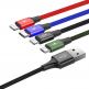 Универсален USB-A кабел с microUSB, 2xLightning и USB-C конектори (120 см) - Baseus Fast 4-in-1 Charging Data Cable (CA1T4-A01) (черен) 8