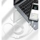 Универсален USB кабел с Lightning, microUSB и USB-C конектори (150 см) - Baseus Superior 3-in-1 USB Cable (CAMLTYS-02) (бял) 14