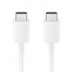 Кабел за устройства с USB-C порт (100 см) - Samsung USB-C to USB-C Cable EP-DA705BWE (bulk) (бял) 1