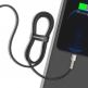 USB-C към Lightning кабел за Apple устройства с Lightning порт (100 см) - Baseus Cafule Metal Series USB-C to Lightning Cable PD 20W (CATLJK-A01) (черен) 9