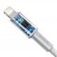 USB-C към Lightning кабел за Apple устройства с Lightning порт (100 см) - Baseus High Density Braided USB-C to Lightning Cable PD 20W (CATLGD-02) (бял) 3