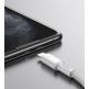 USB-C към Lightning кабел за Apple устройства с Lightning порт (100 см) - Baseus High Density Braided USB-C to Lightning Cable PD 20W (CATLGD-02) (бял) 10