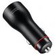 Зарядно за кола с 2xUSB изхода и USB-C кабел - Huawei Car Charge CP36 (22.5W) (черен) 1