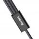 Универсален USB кабел с Lightning, microUSB и USB-C конектори (120 см) - Baseus Rapid 3-in-1 USB Cable (CAMLT-SU01) (черен) 4