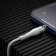 Кабел с магнитни конектори за Apple продукти с Lightning, microUSB и USB-C (100 см) - Baseus Zinc Magnetic Safe Fast Charging Data Cable (CA1T3-B02) (бял) 3