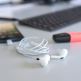 Активни слушалки с USB-C кабел, управление на звука и микрофон (бял)  - 4smarts Active In-Ear Stereo Headset Melody Digital Basic USB-C 3